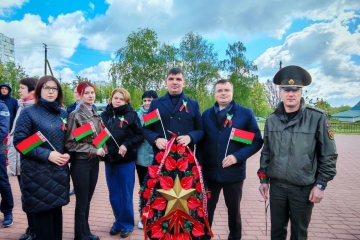 Митинг-реквием у обелиска «Братская могила жертвам фашизма»